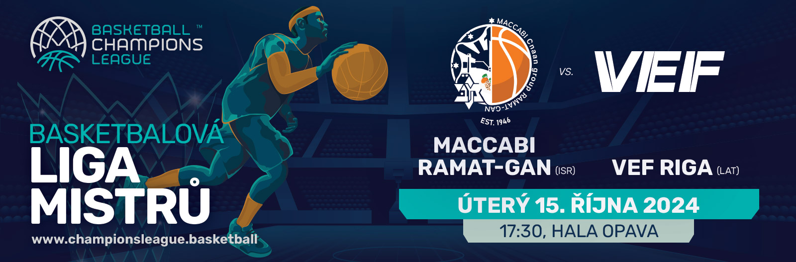 BASKETBALOVÁ LIGA MISTRŮ V OPAVĚ